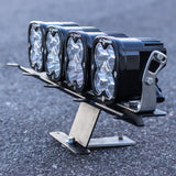 Ram Led Light Mount with 4 Baja Designs XL Lights. 2019 to Current Ram 2500 3500 Trucks