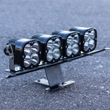 Ram Led Light Mount with 4 Baja Designs XL Lights. 2019 to Current Ram 2500 3500 Trucks