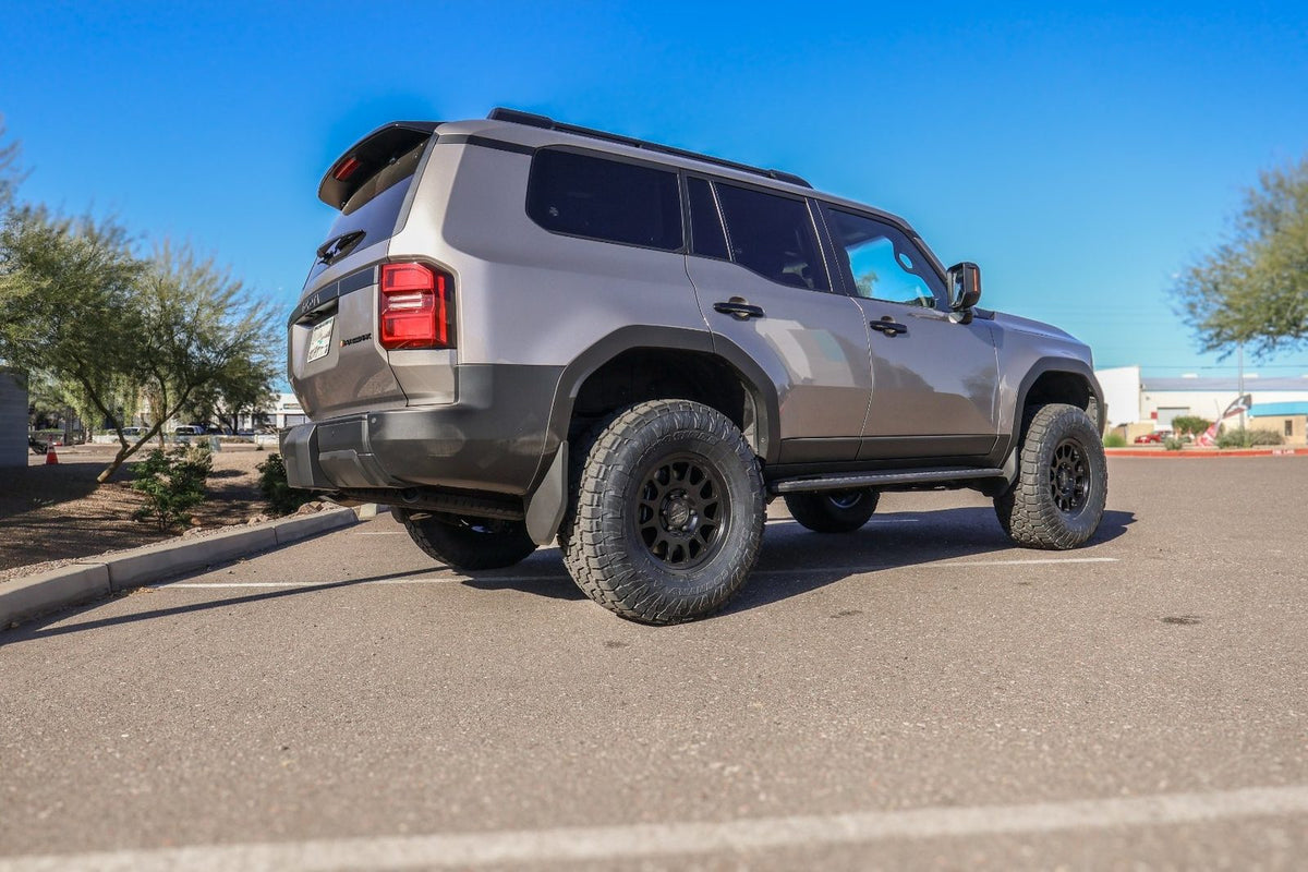 Rear three-quarter of the 2024 Toyota Land Cruiser